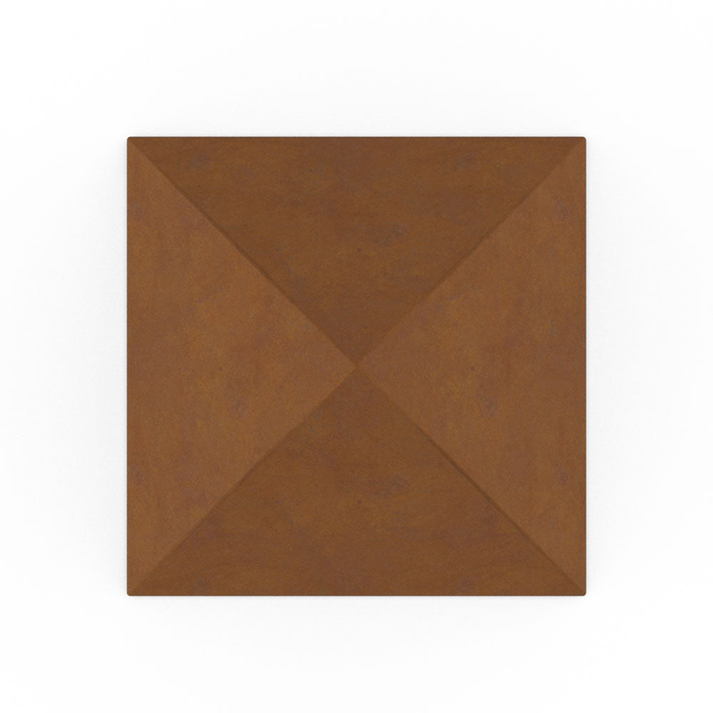 Pyramid Extra Small Urn for Ashes in Corten Steel