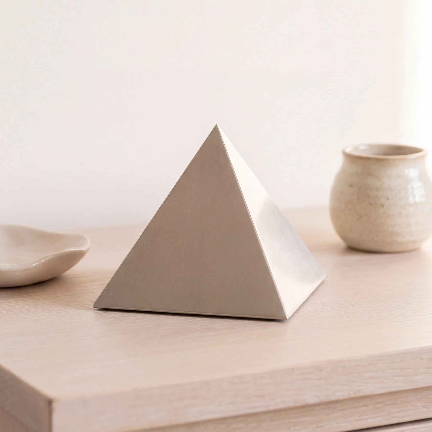Pyramid-Extra-Small-Urn-for-Ashes-in-Stainless-Steel-keepsake_dresser_beads