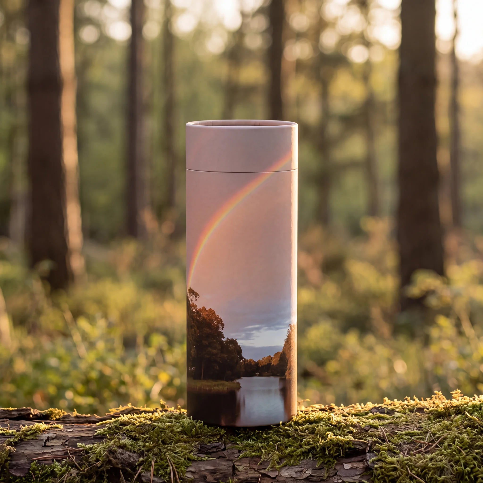 Rainbow-River-Eco-Friendly-Scattering-Tube-for-Ashes-Small-Token-In-the-Woods