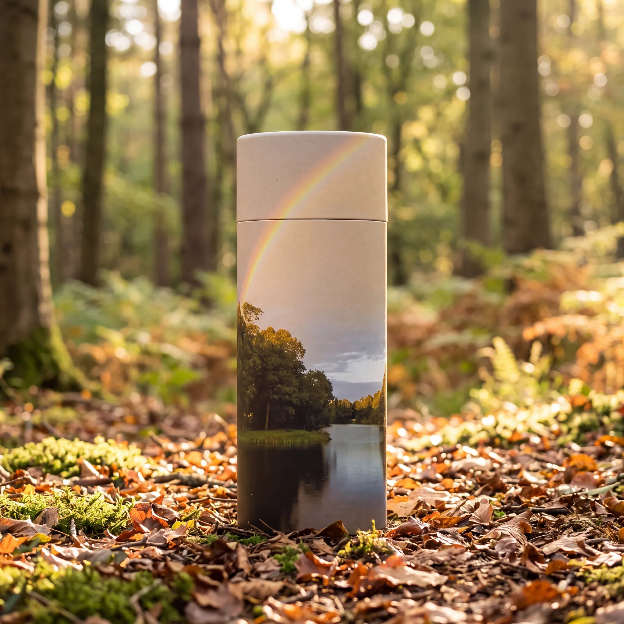 Rainbow-River-Eco-Friendly-Scattering-Tube-for-Ashes-Token-In-the-Woods
