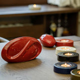 Infinity Small Urn for Ashes in Red