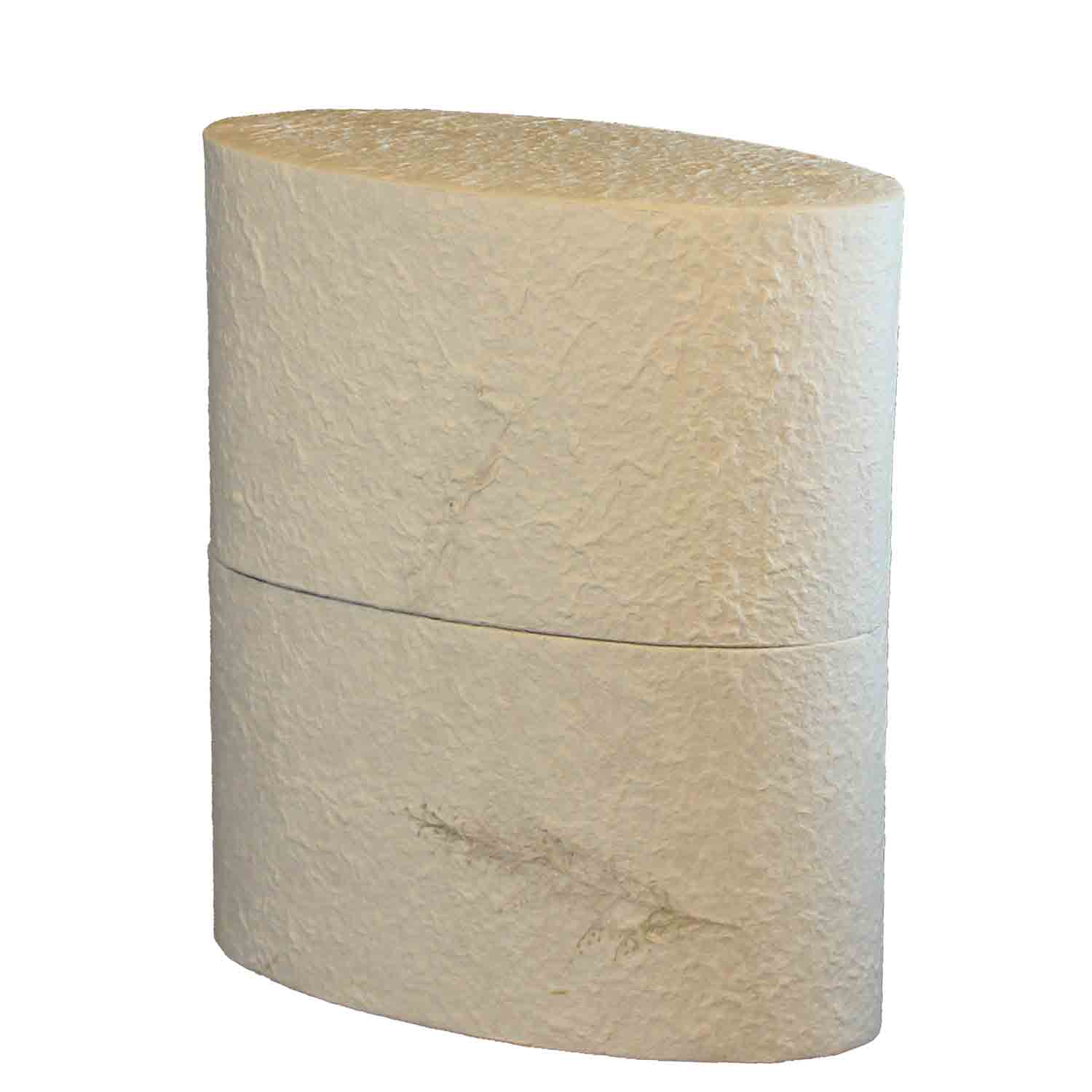 Reflect Earthurn Biodegradable Urn for Ashes with White Silk Bag - Extra Large