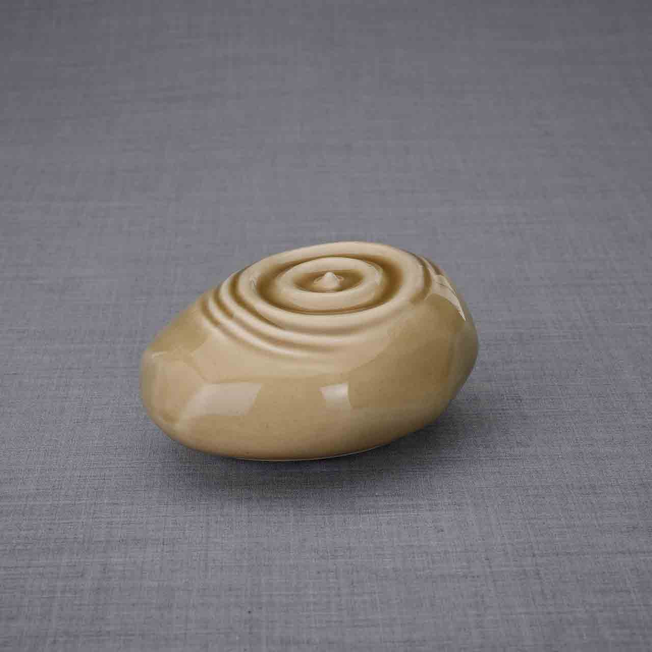 Ripples Small Urn for Ashes in Beige