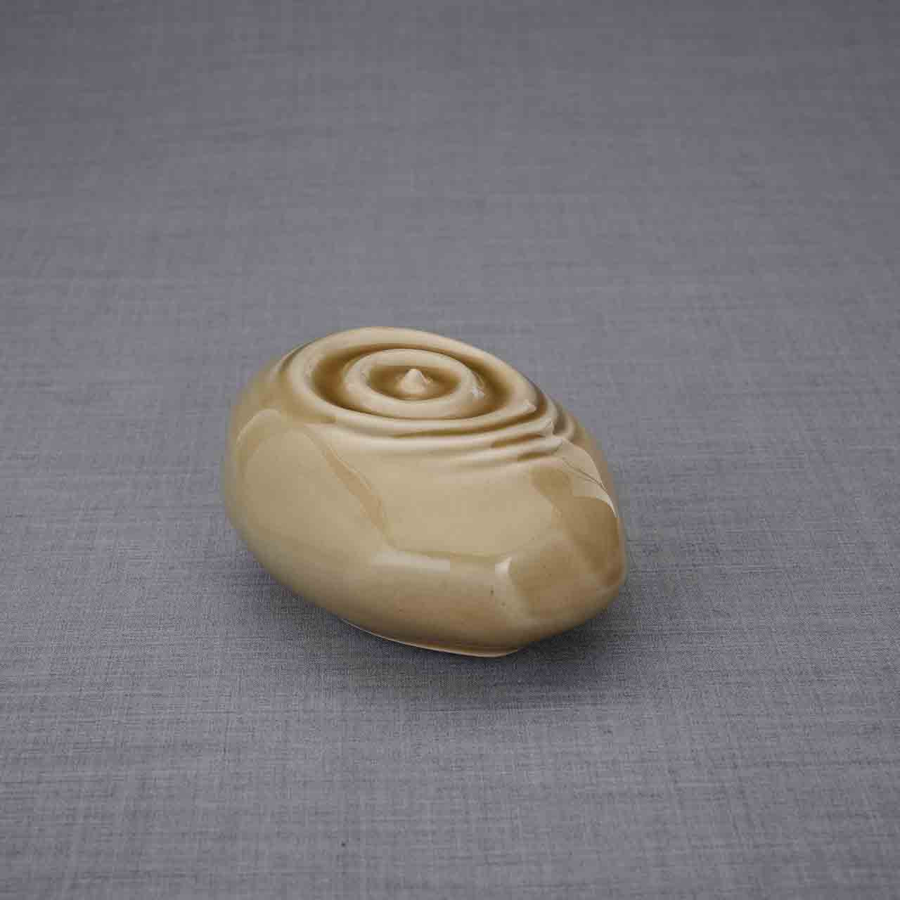 Ripples Small Urn for Ashes in Beige