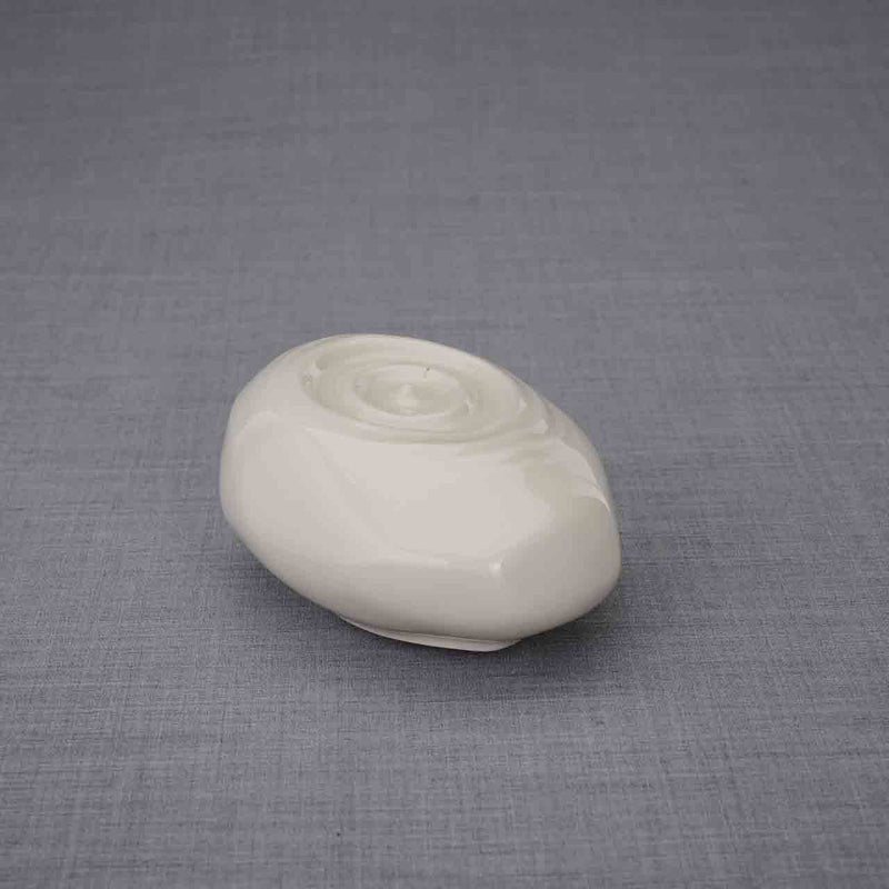 Ripples Small Urn for Ashes in Cream