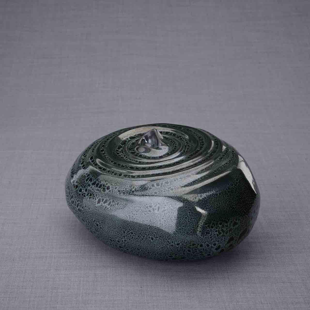 Ripples Adult Cremation Urn for Ashes in Black