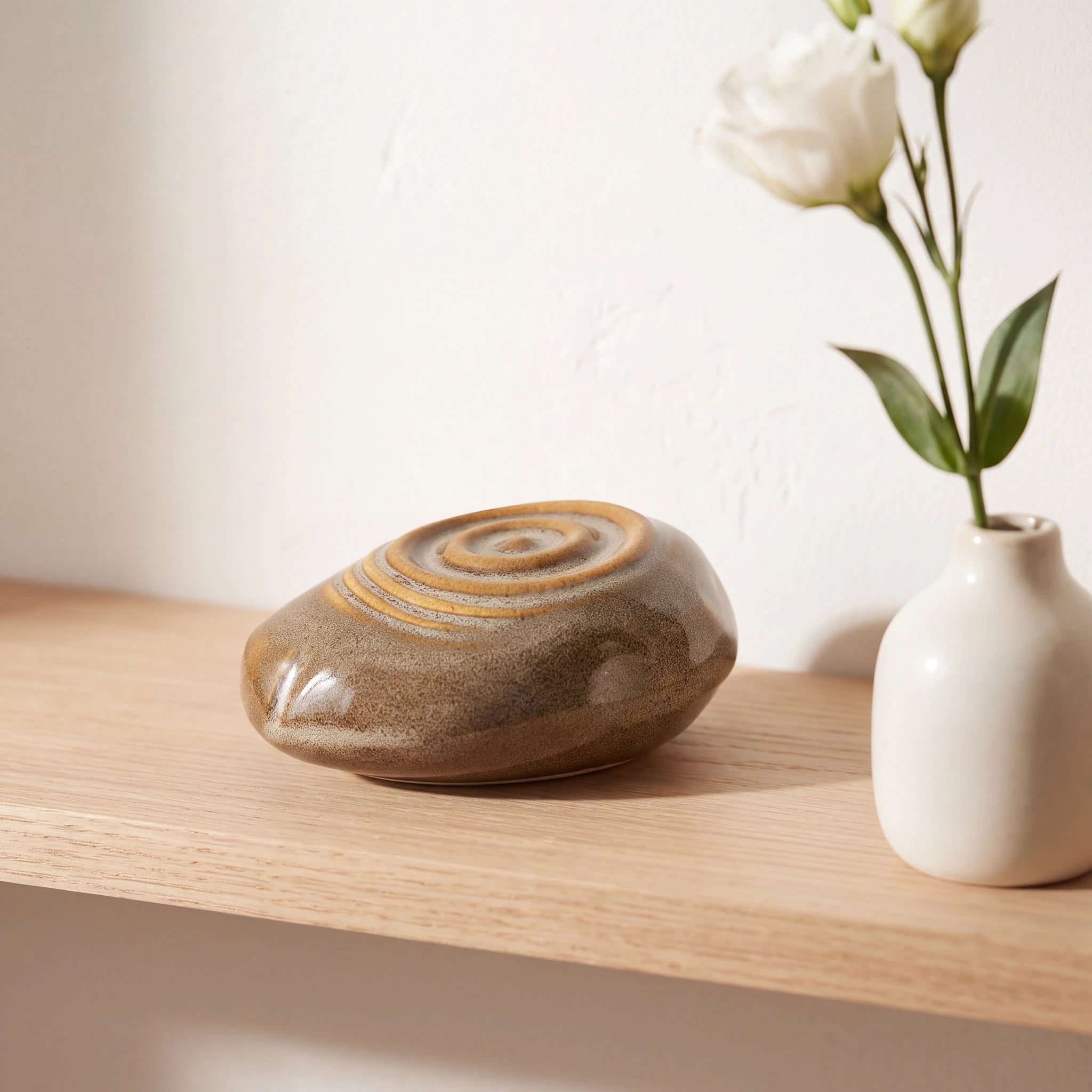 Ripples-Small-Urn-for-Ashes-in-Brown-keepsake_bud_vase
