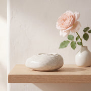 Ripples Small Urn for Ashes in Crackle Glaze