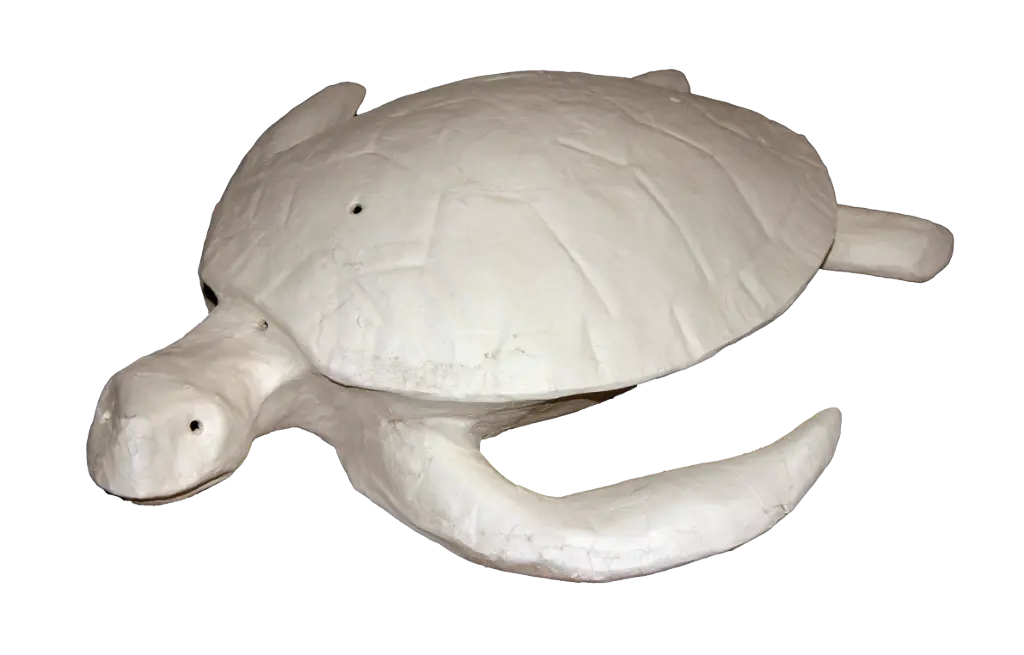 Sea Turtle Biodegradable Water Urn for Ashes in Dune - Adult