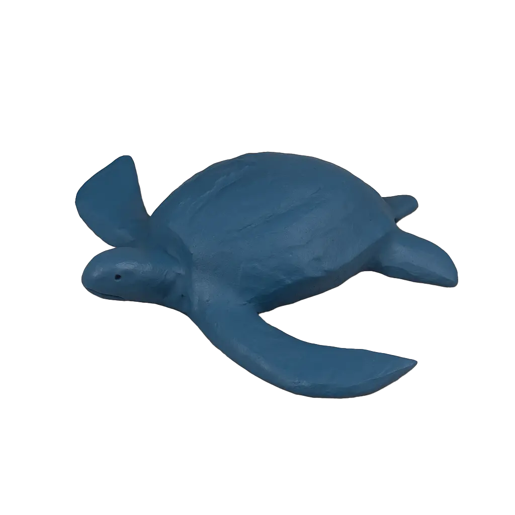 Sea Turtle Biodegradable Water Urn for Ashes in Surf - Mini