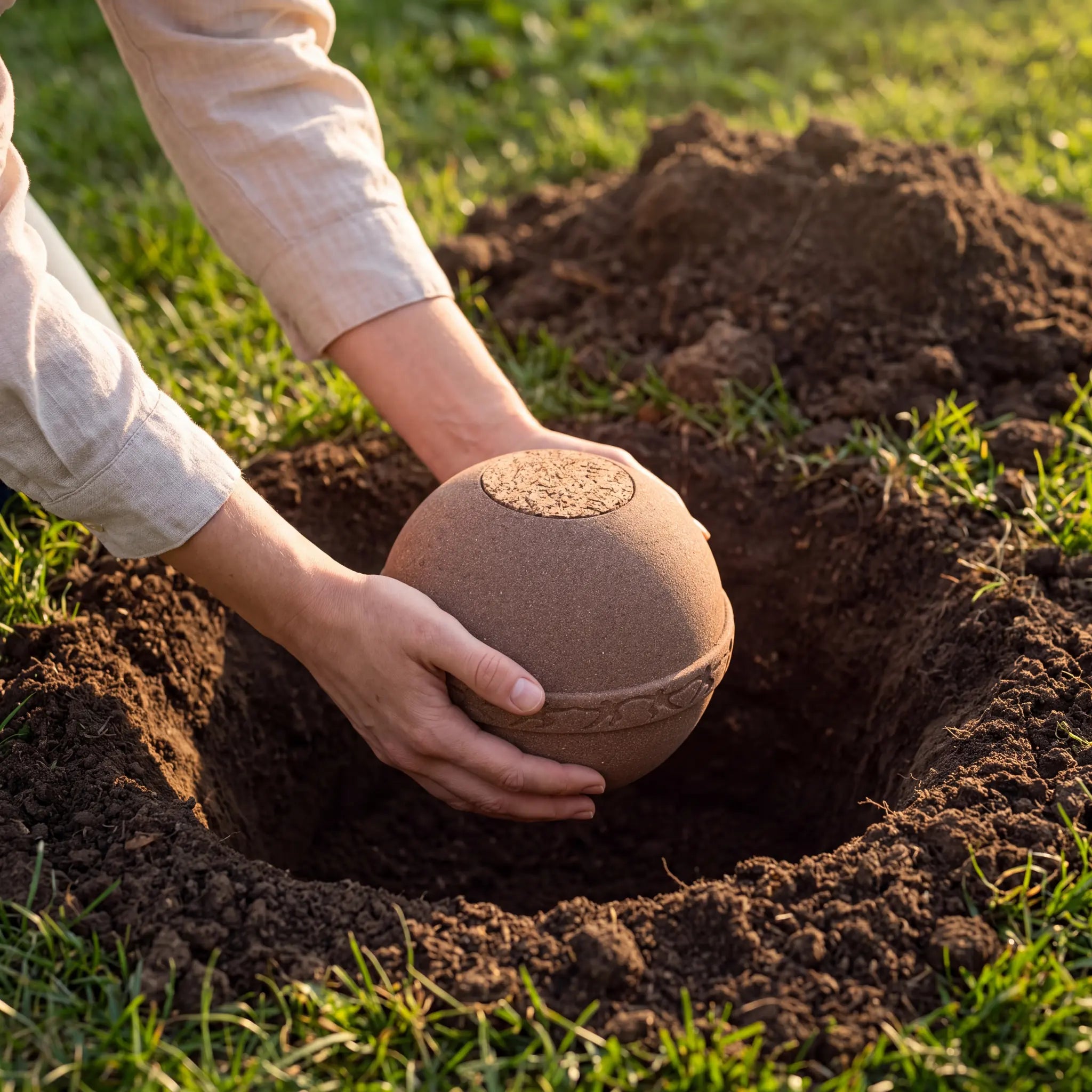 Samsara Biodegradable Urn for Ashes – Adult
