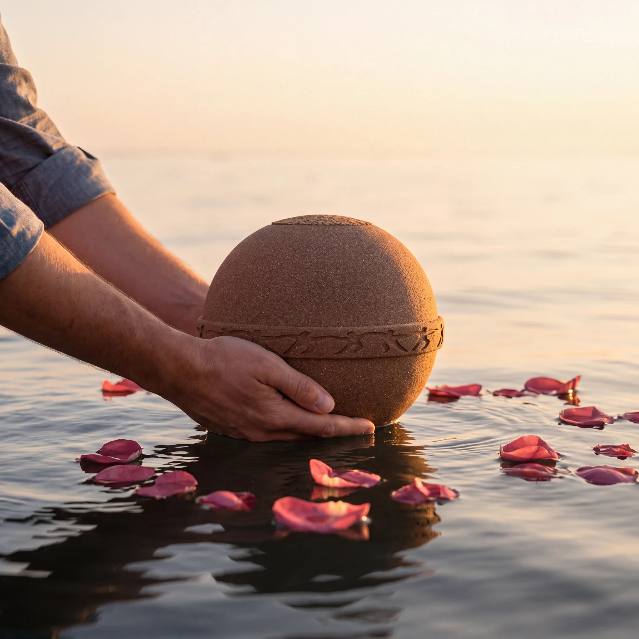 Samsara Biodegradable Urn for Ashes – Adult