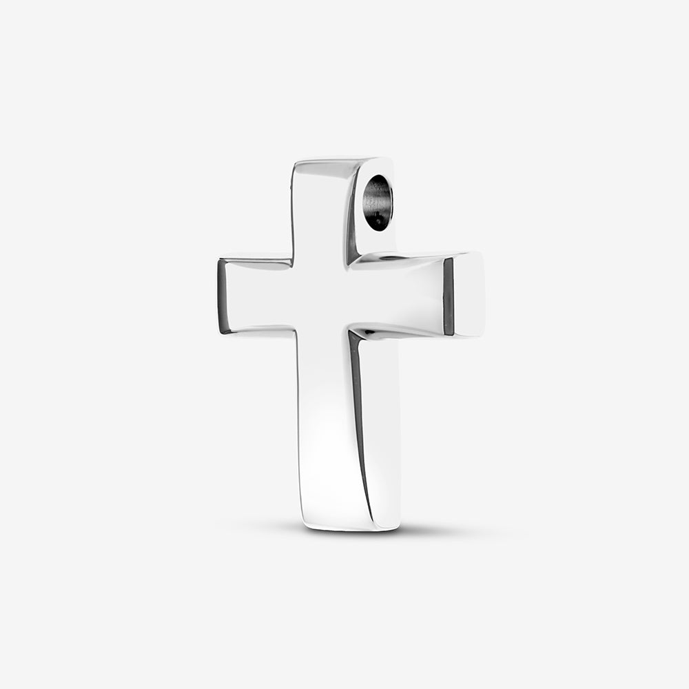 Self fill Cross Memorial Ashes Pendant in Sterling Silver