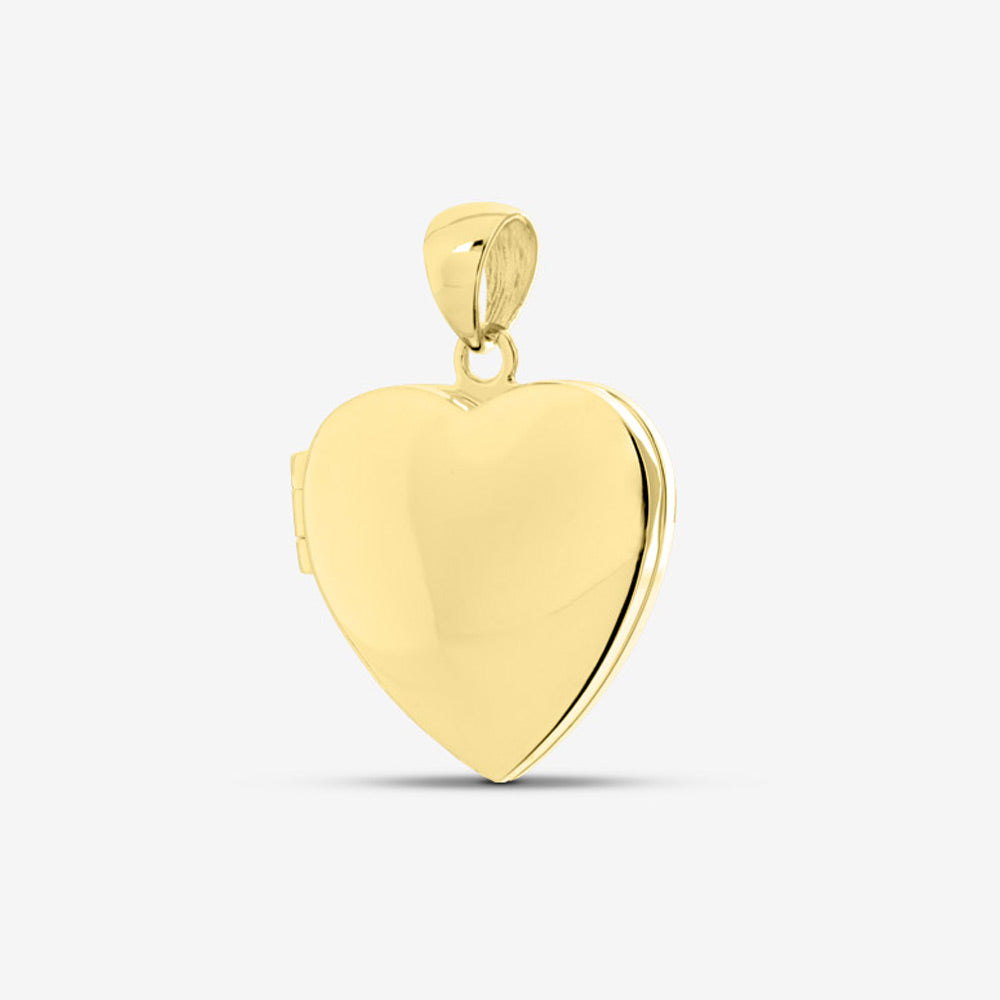 Self fill Heart Locket Memorial Ashes Pendant Closed in Gold_b ea ef f ebaa