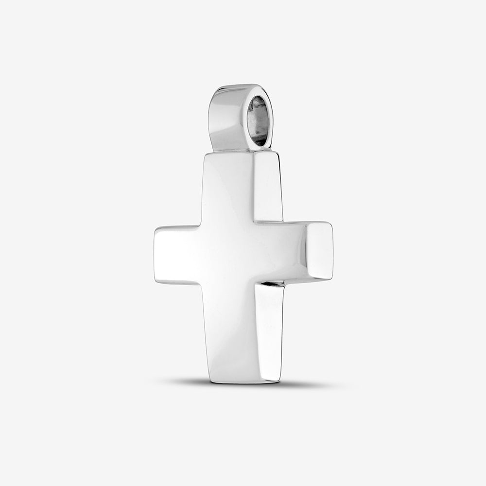 Self fill Remembrance Cross Memorial Ashes Pendant in Sterling Silver