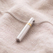 Self-fill Traditional Cylinder Memorial Ashes Pendant