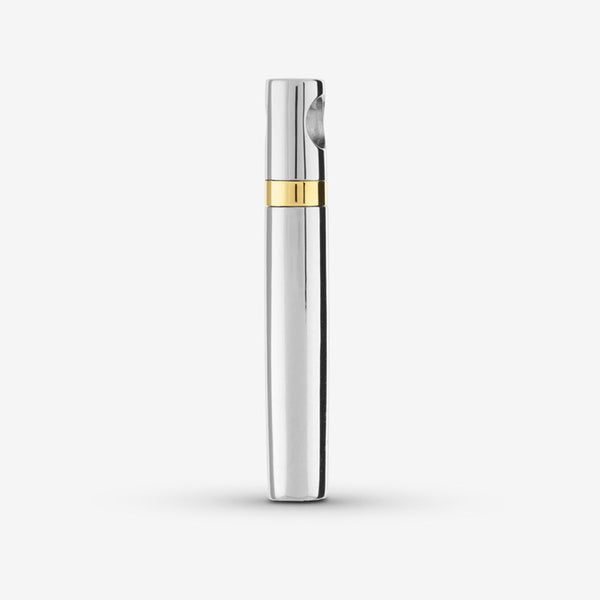Self fill Traditional Cylinder Memorial Ashes Pendant in Silver