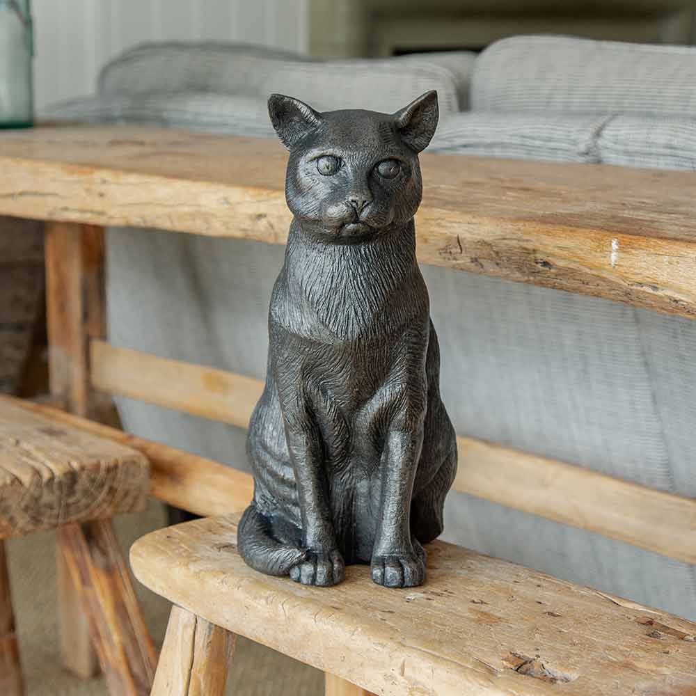 Sitting Cat Urn for Ashes