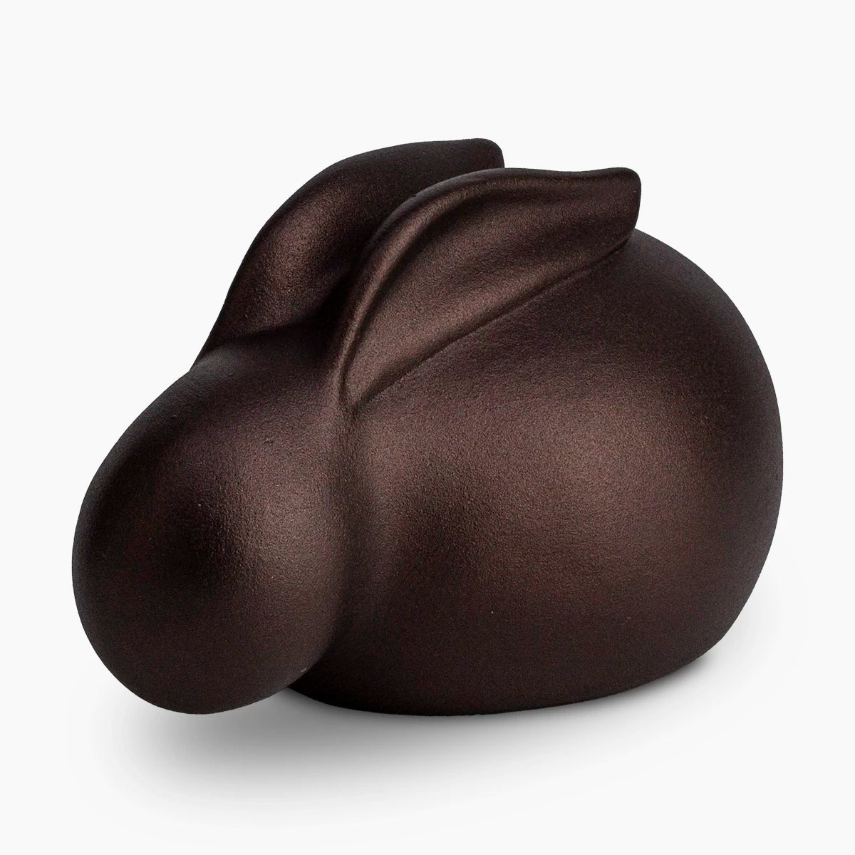 Sleeping Rabbit Pet Urn for Ashes in Bronze