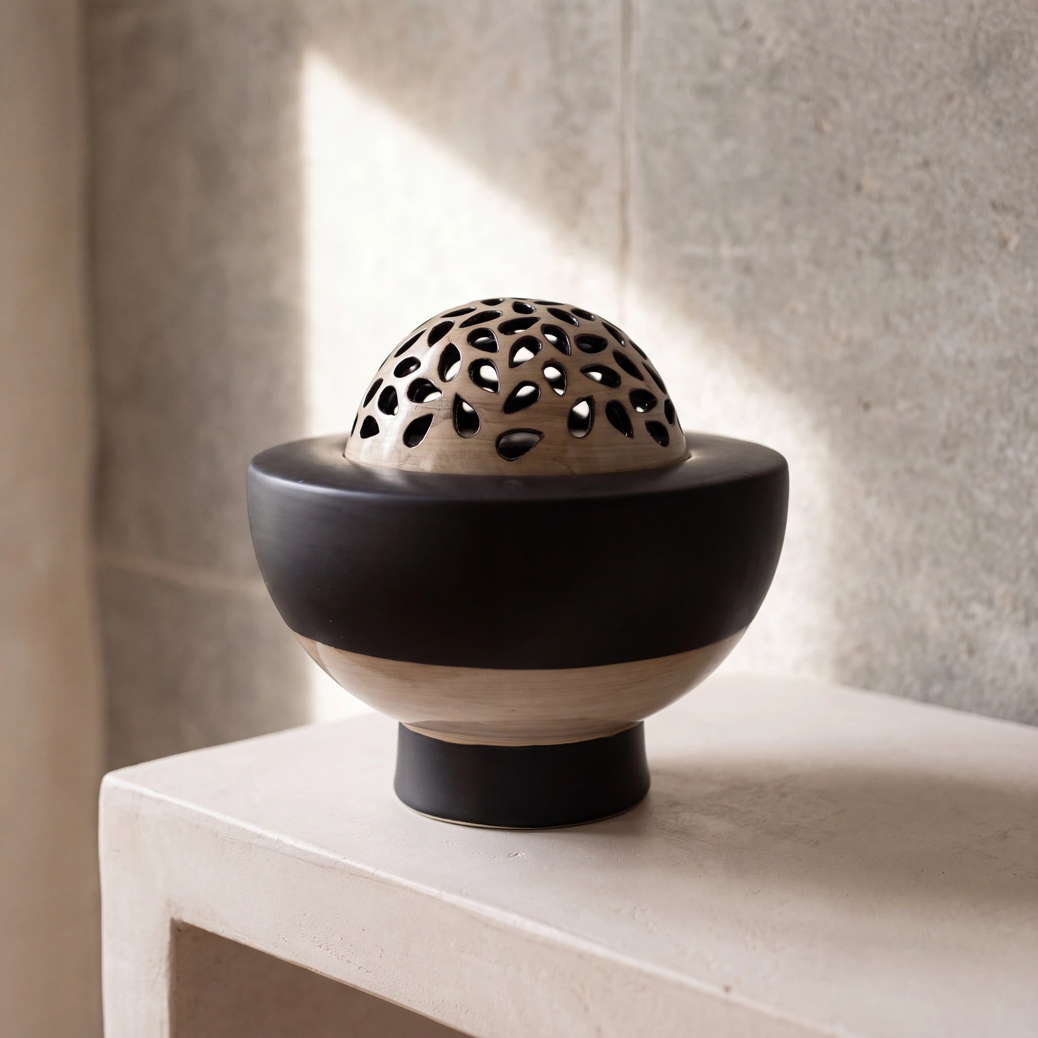 Teardrop Candle Sphere Adult Cremation Urn for Ashes