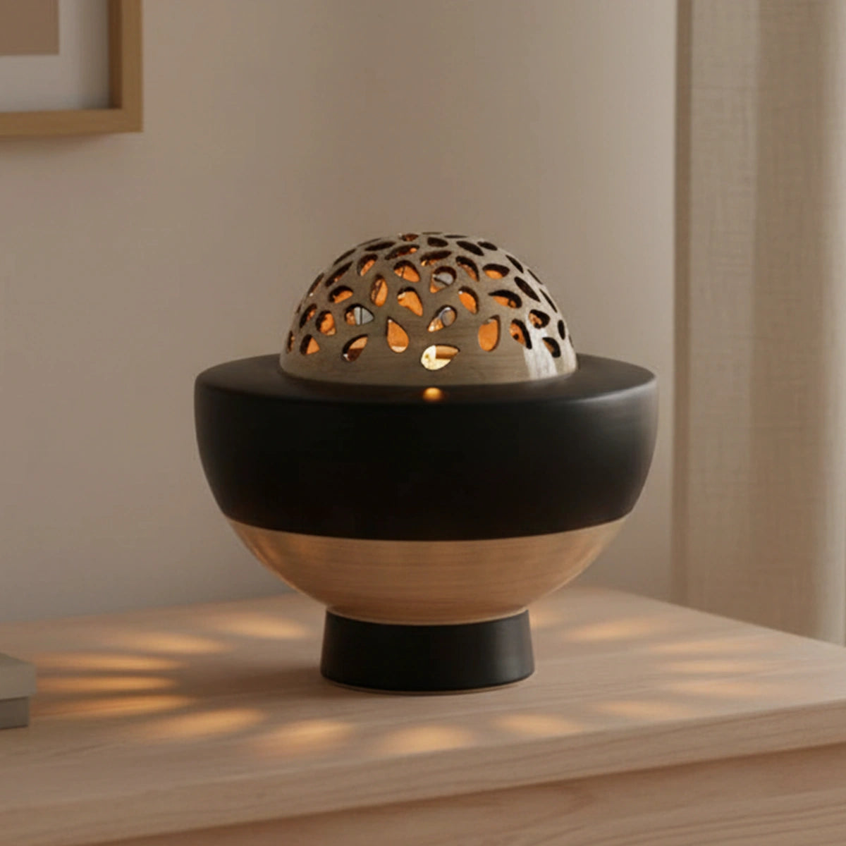 Teardrop Candle Sphere Adult Cremation Urn for Ashes