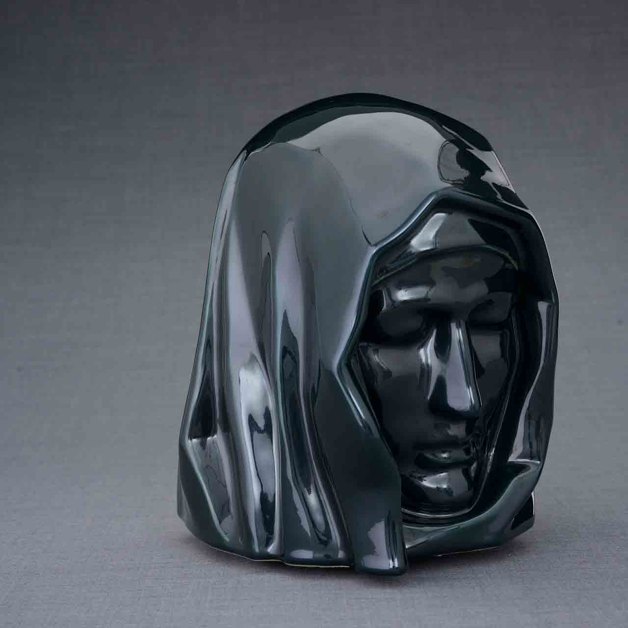 The Holy Mother Adult Cremation Urn for Ashes in Dark Green