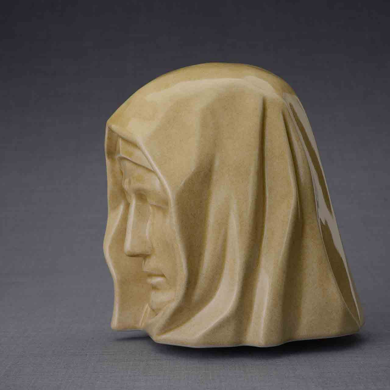 The Holy Mother Adult Cremation Urn for Ashes in Light Sand
