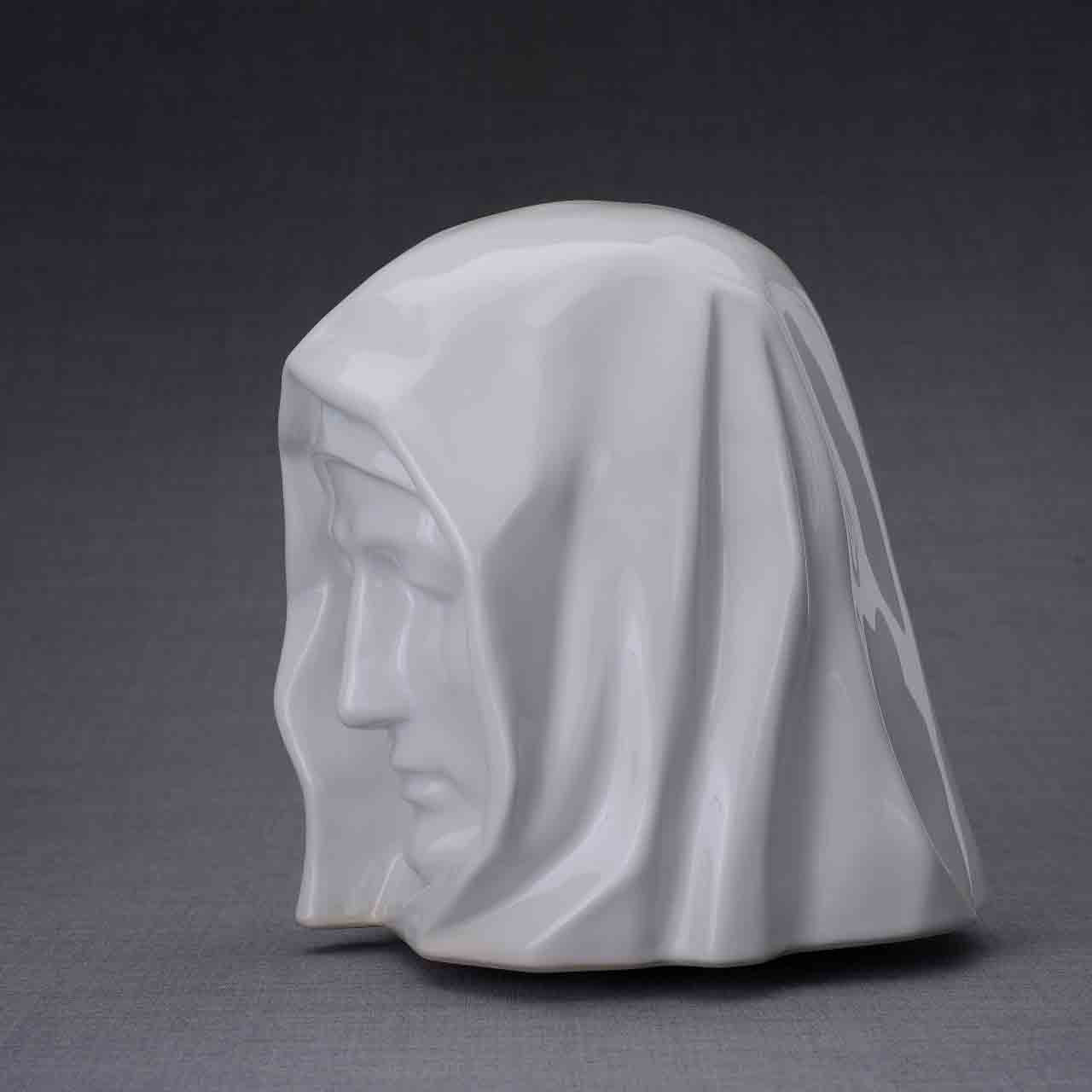 The Holy Mother Adult Cremation Urn for Ashes in White