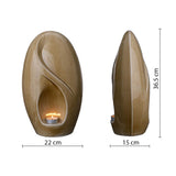 Infinity Adult Cremation Urn for Ashes in Dark Sand