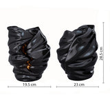 Light Adult Cremation Urn for Ashes in Black