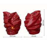 Light Adult Cremation Urn for Ashes in Red