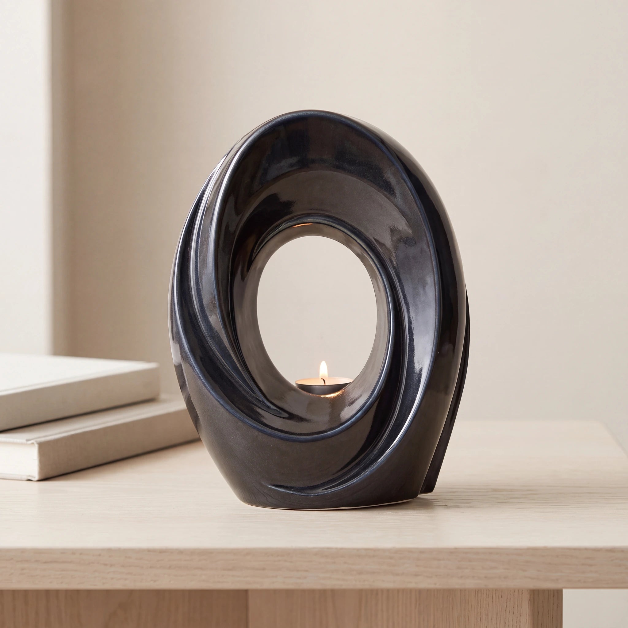 The Passage Adult Cremation Urn for Ashes in Midnight Blue