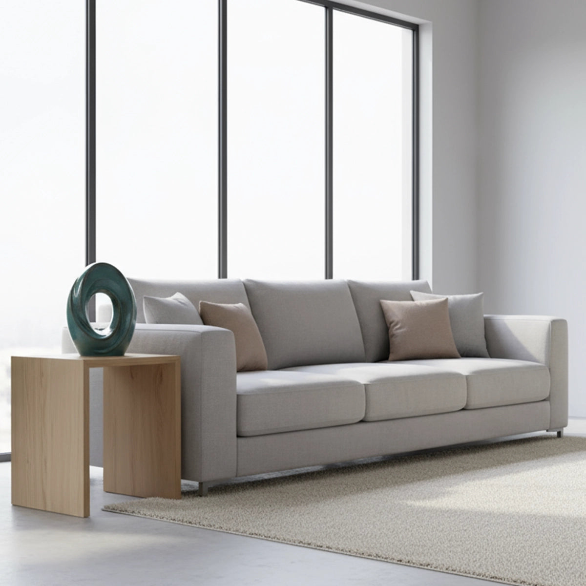 The Passage Adult Cremation Urn for Ashes in Oily Green