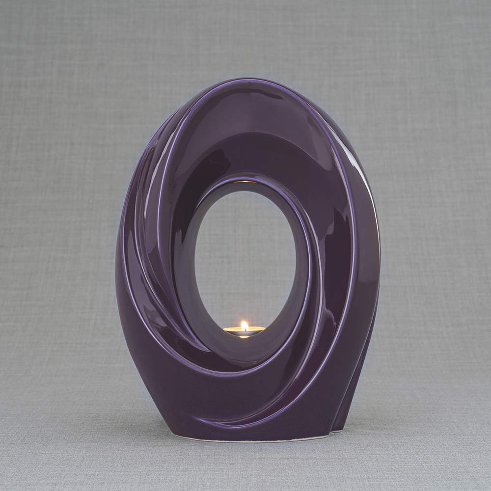 The Passage Adult Urn for Ashes Purple