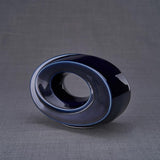 The Passage Small Urn for Ashes in Metallic Blue