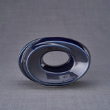The Passage Small Urn for Ashes in Metallic Blue