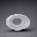 The Passage Small Urn for Ashes in White