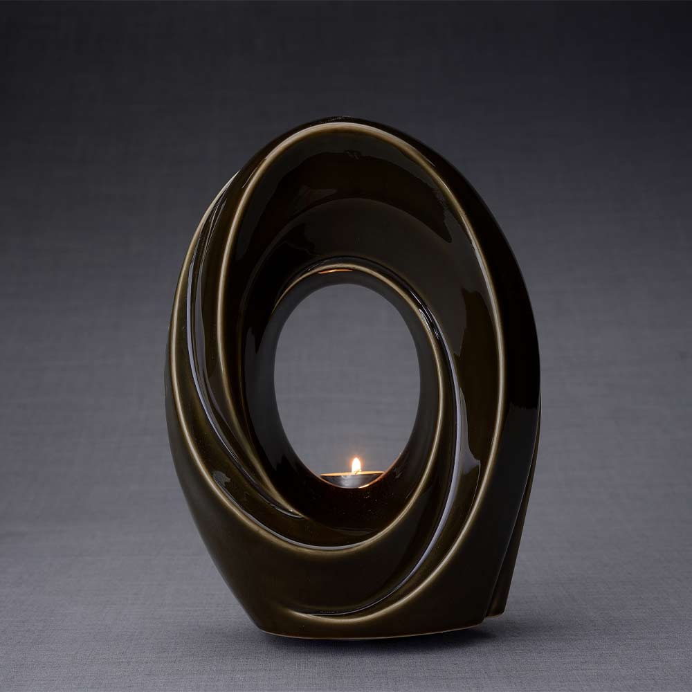 The Passage Adult Cremation Urn for Ashes in Brown