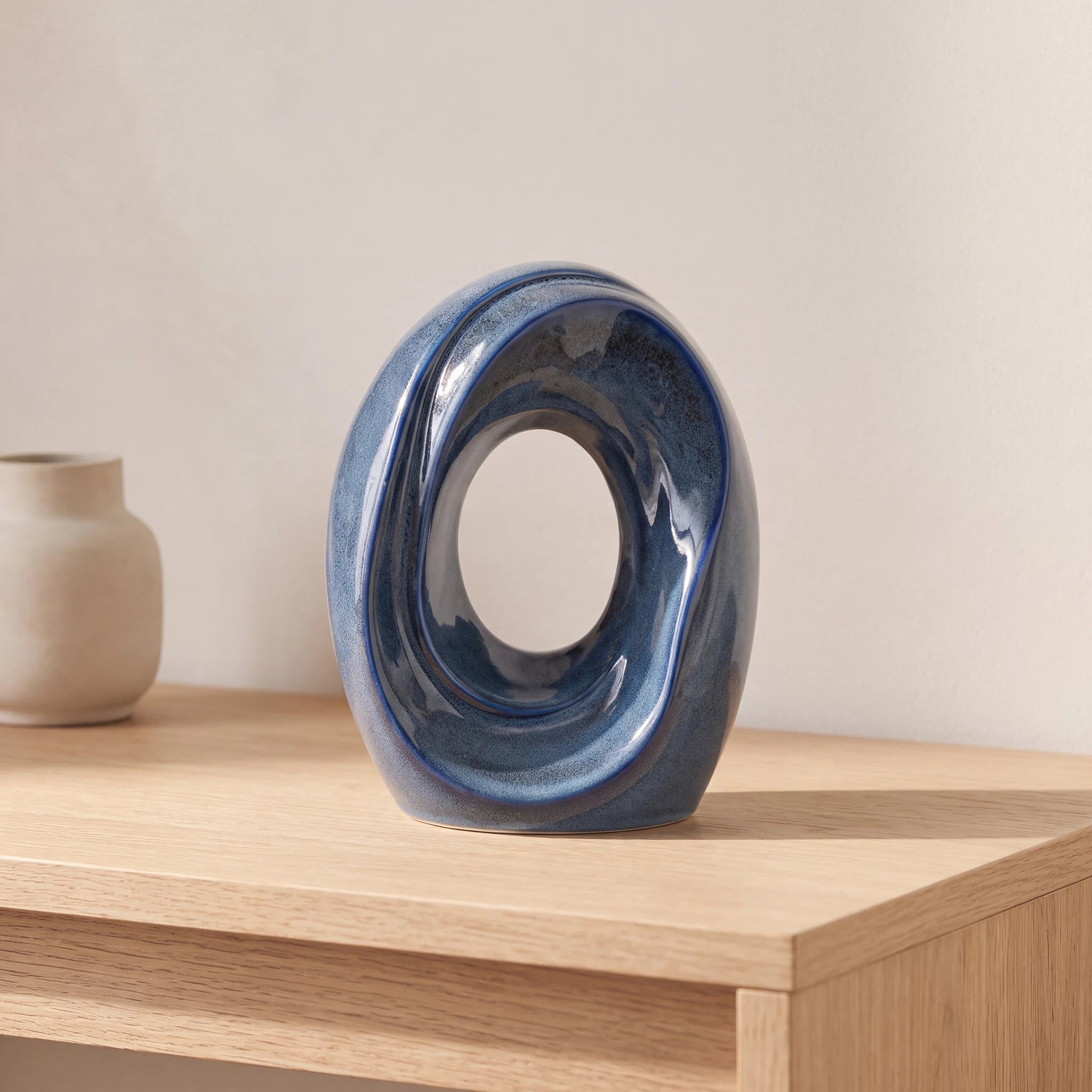 The-Passage-Medium-Urn-for-Ashes-in-Blue-Oak-Console