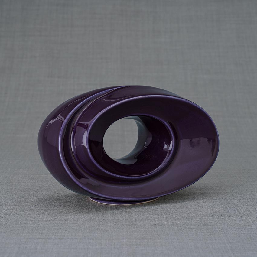 The Passage Small Urn for Ashes Violet Right View