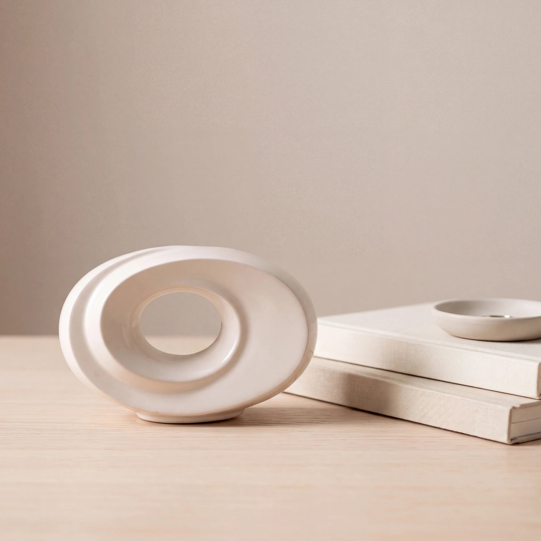 The-Passage-Small-Urn-for-Ashes-in-Cream-keepsake_books_dish-Left-Angle