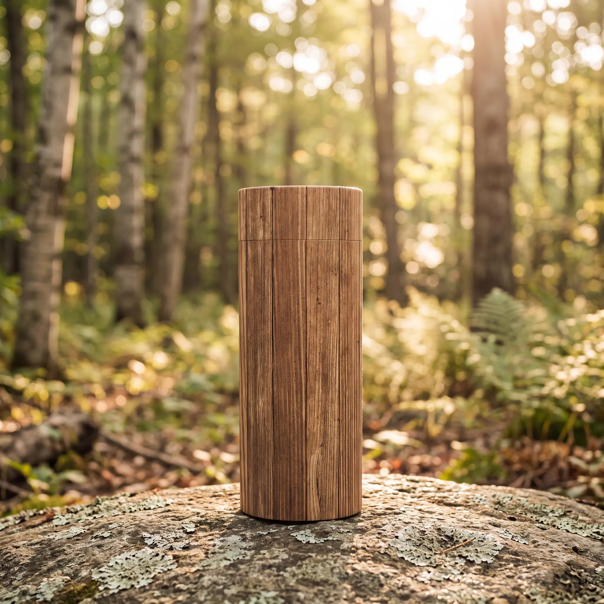 Timber-Design-Eco-Friendly-Scattering-Tube-for-Ashes-Adult-In-the-Woods
