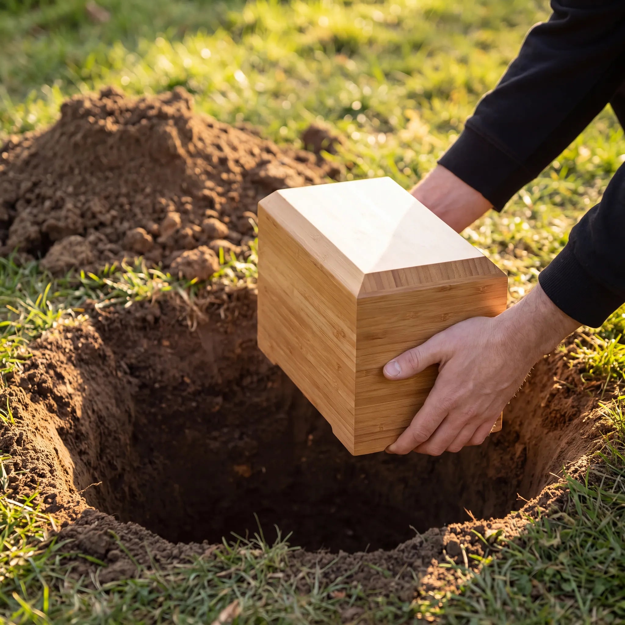 Tribute Bamboo Adult Urn for Ashes