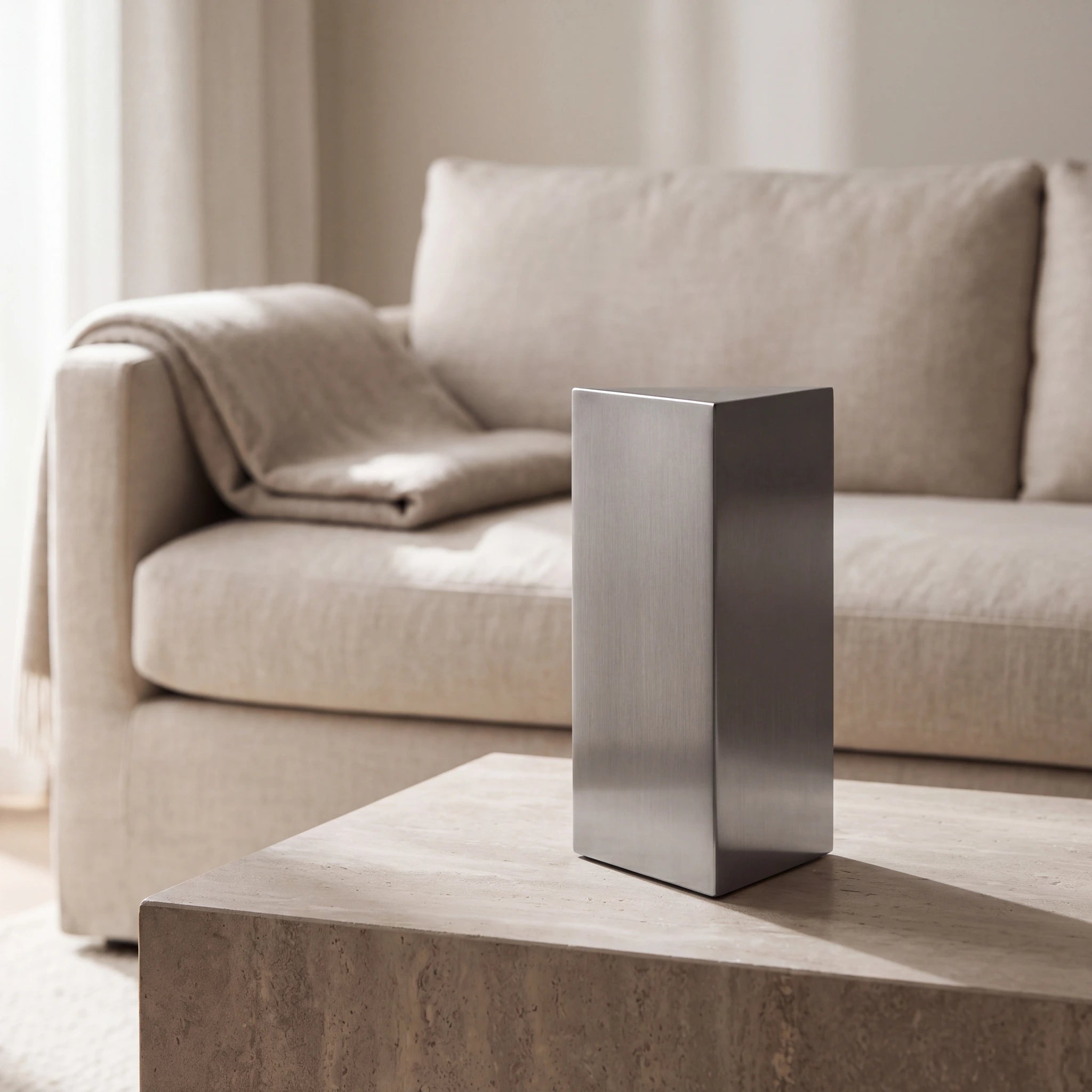 Trigon-Large-Urn-for-Ashes-in-Stainless-Steel-amto_stone_coffee