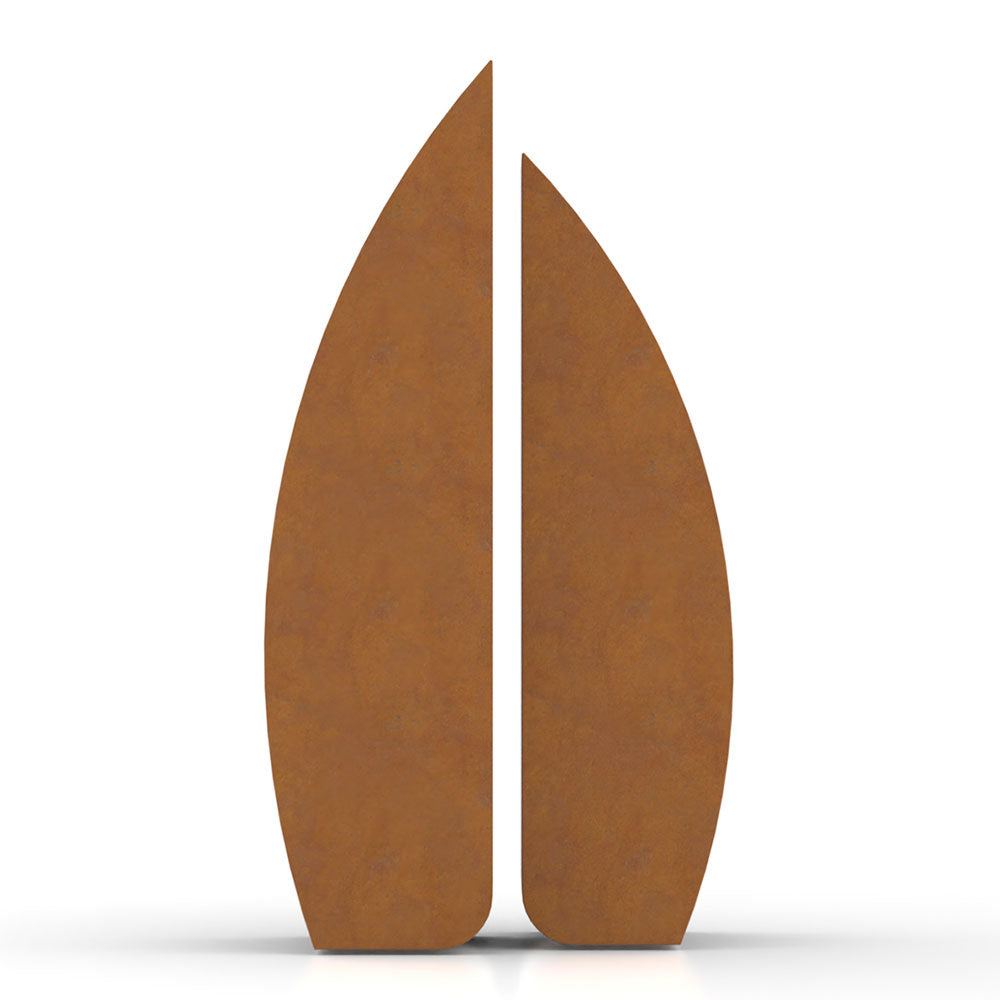 Voyage Companion Urns for Two Adults in Corten Steel