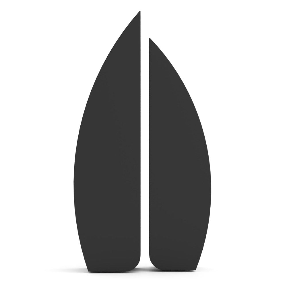 Voyage Companion Urns for Two Adults in Matte Black Stainless Steel