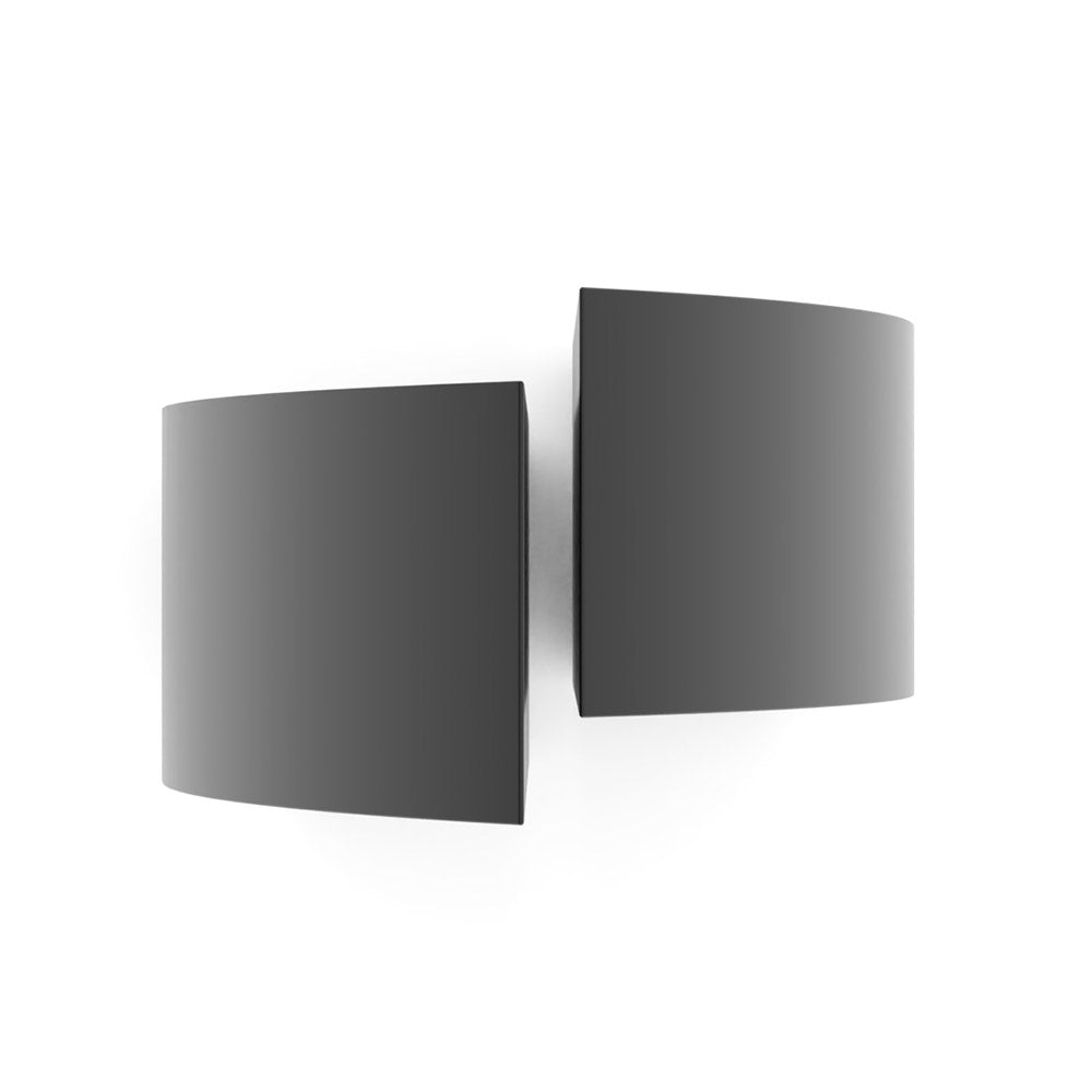 Voyage Companion Urns for Two Adults in Matte Black Stainless Steel