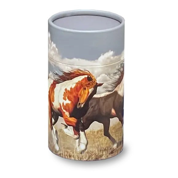 Wild Horses Eco Friendly Scattering Tube for Ashes - Mini