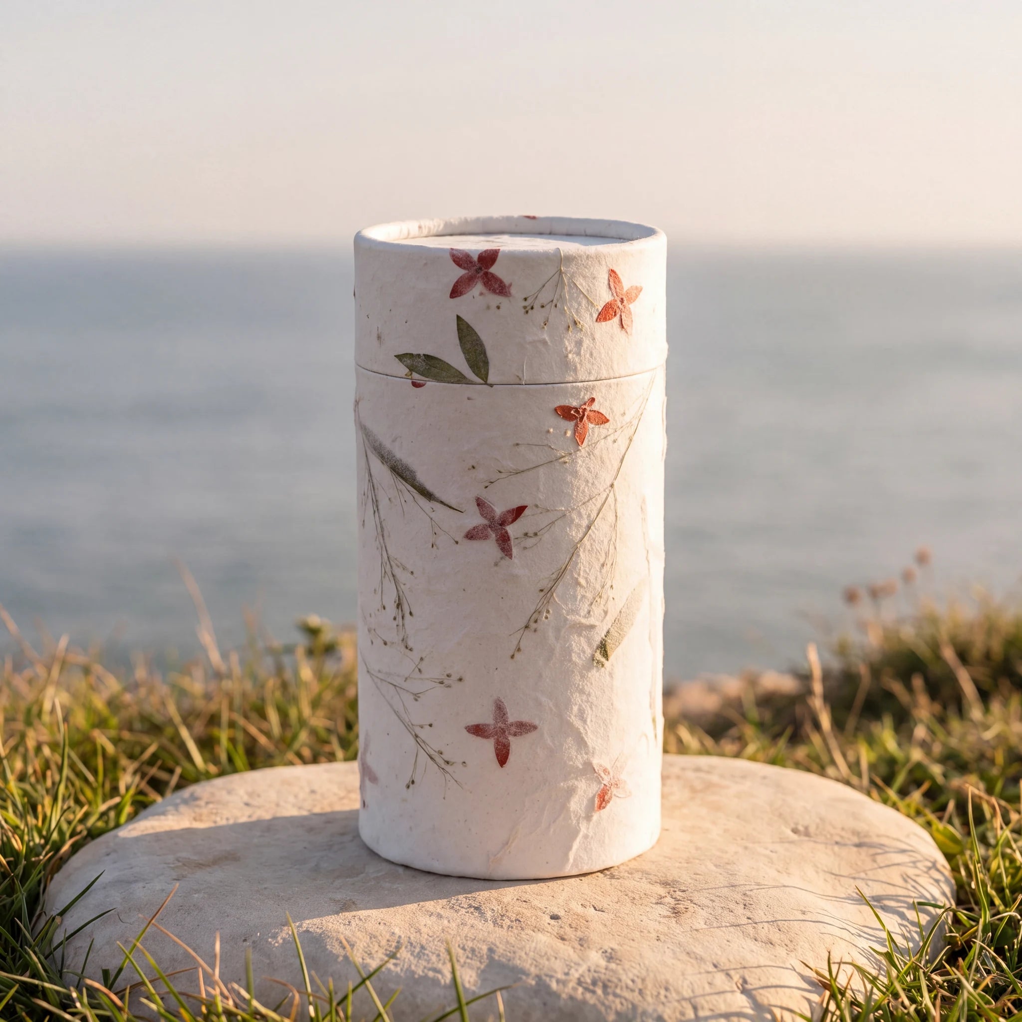 Wildflower-Small-Biodegradable-Scattering-Urn-Hero-Cliff