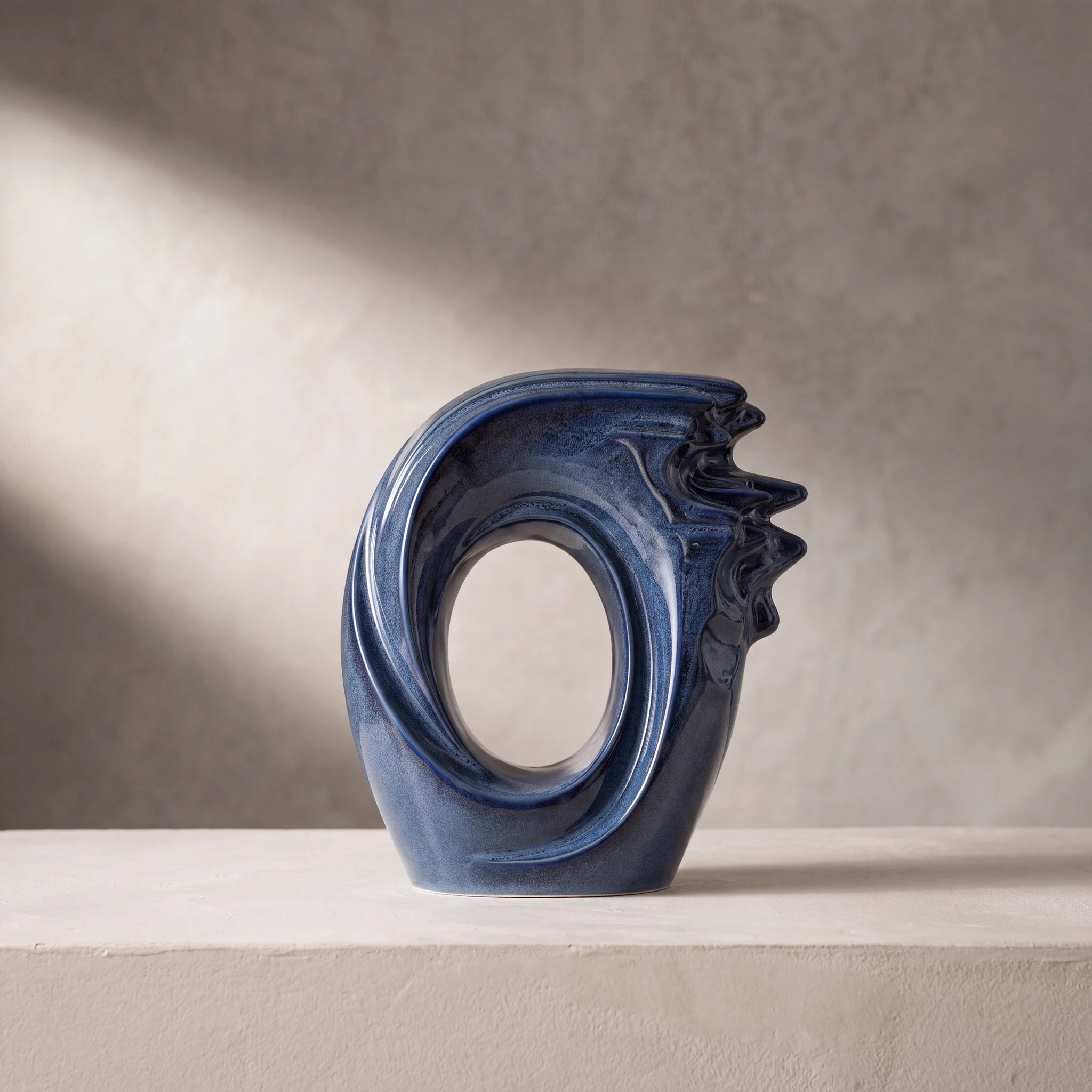 Zephyr Adult Cremation Urn for Ashes in Blue